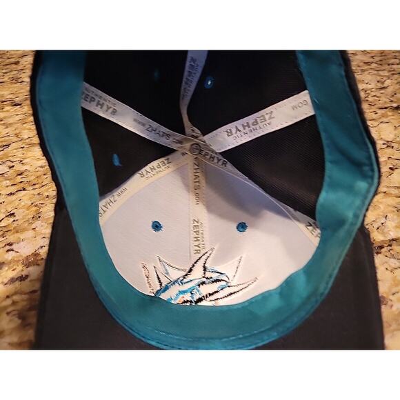 San Jose Sharks NHL Hat Cap Black Hockey Mens Fitted Size 7 1/4 Zephyr - Picture 6 of 8
